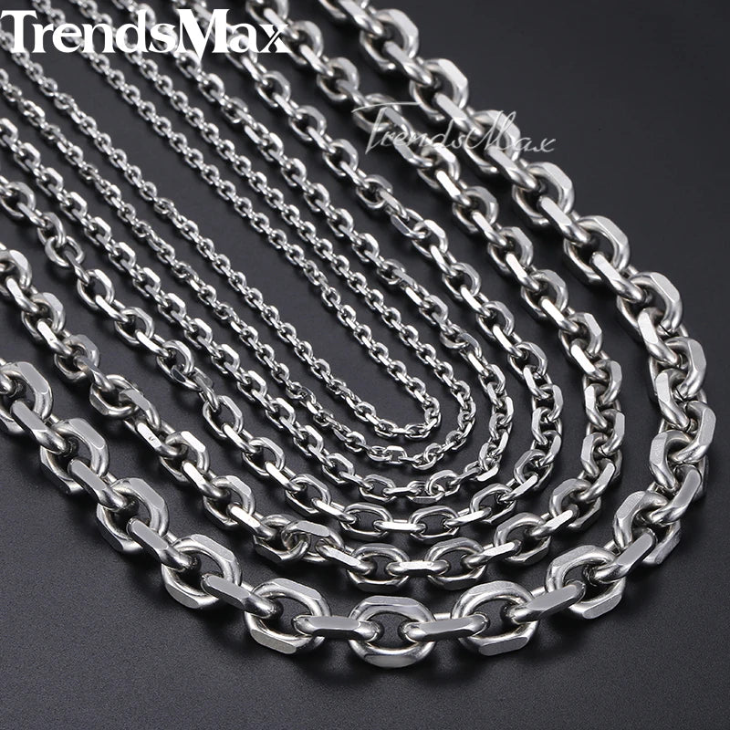 Stainless Steel Necklace Men Jewelry