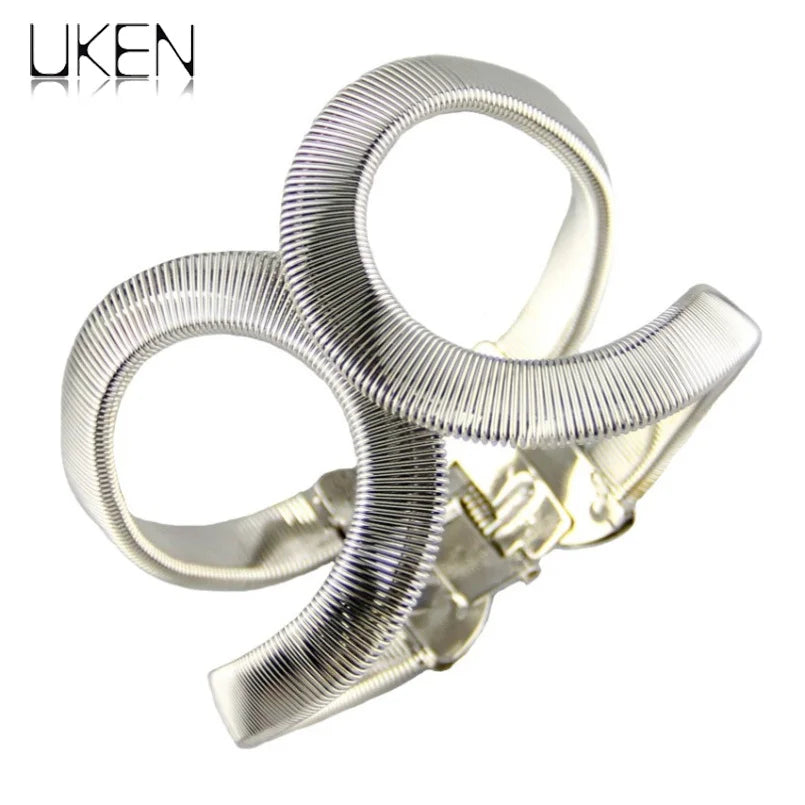 UKEN Designer Elegent Alloy Wide Spring Jewelry