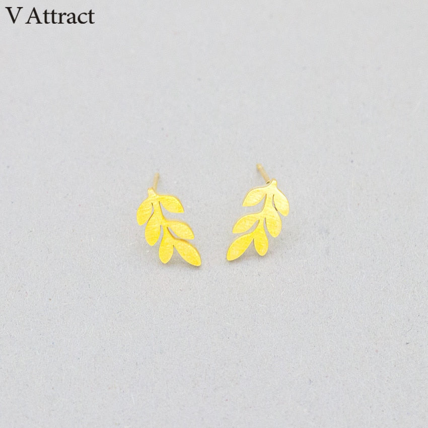 V Attract Stainless Steel Earrings Lady Jewelry