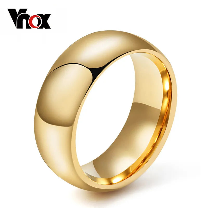 VNOX 100% Tungsten Ring Wedding Jewelry