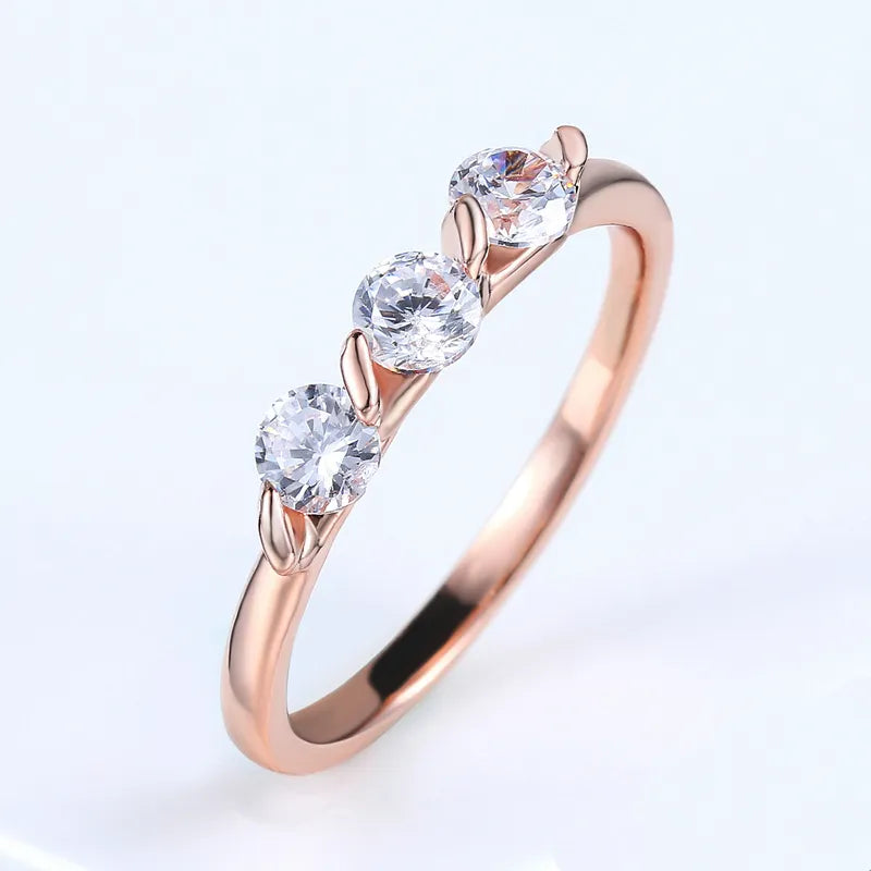 ZHOUYANG Austrian Crystal Dainty Ring Jewelry