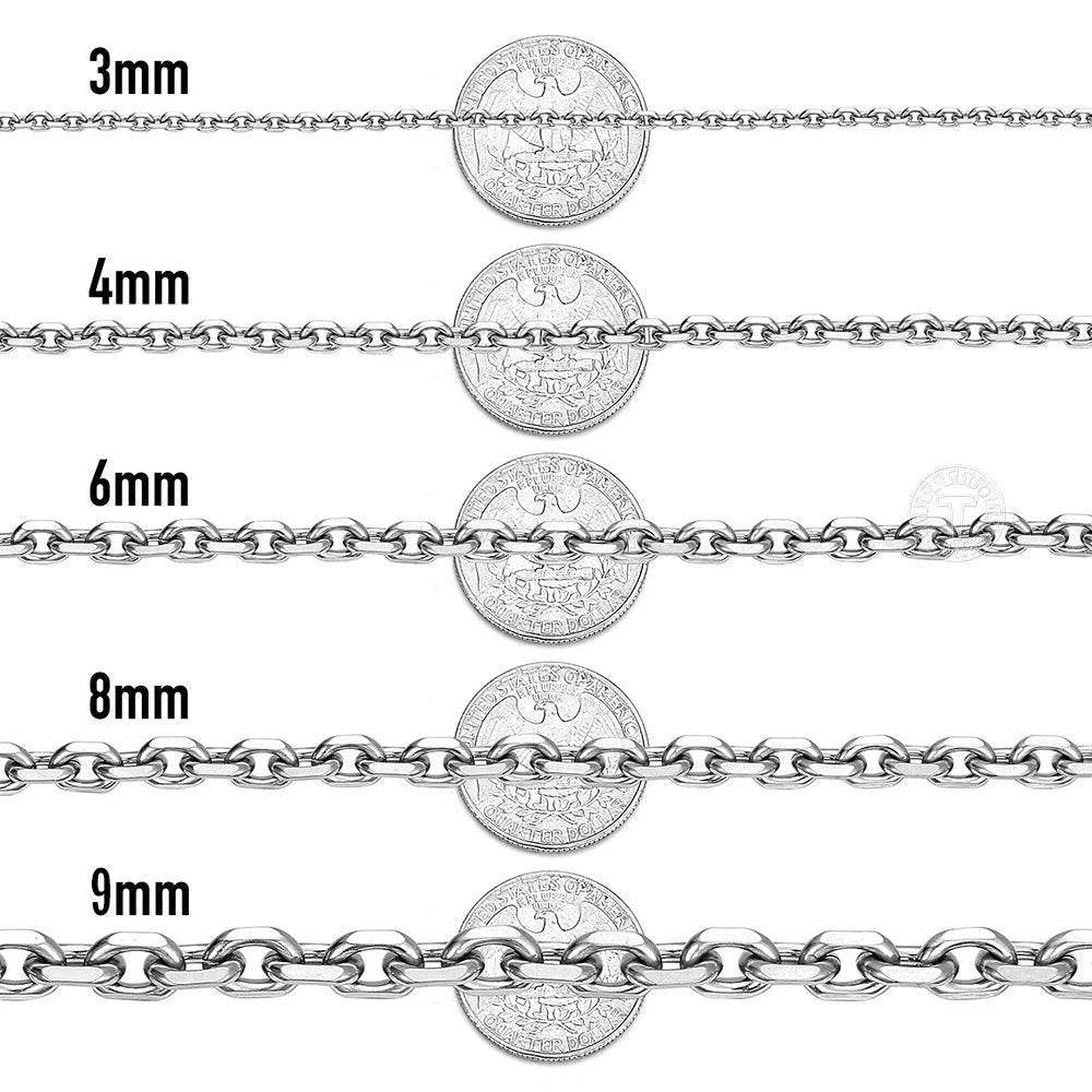 Stainless Steel Necklace Men Jewelry