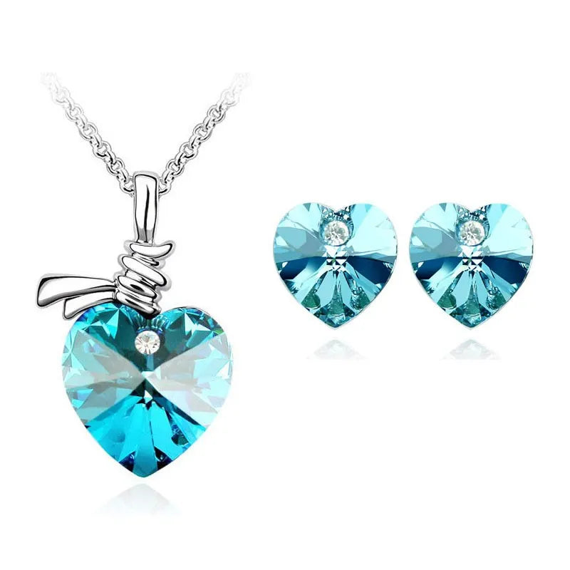 Crystal Heart Pendant fashion Jewelry