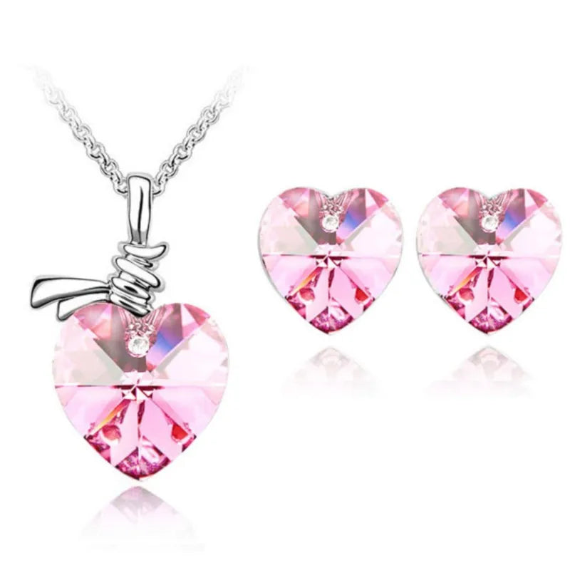 Crystal Heart Pendant fashion Jewelry